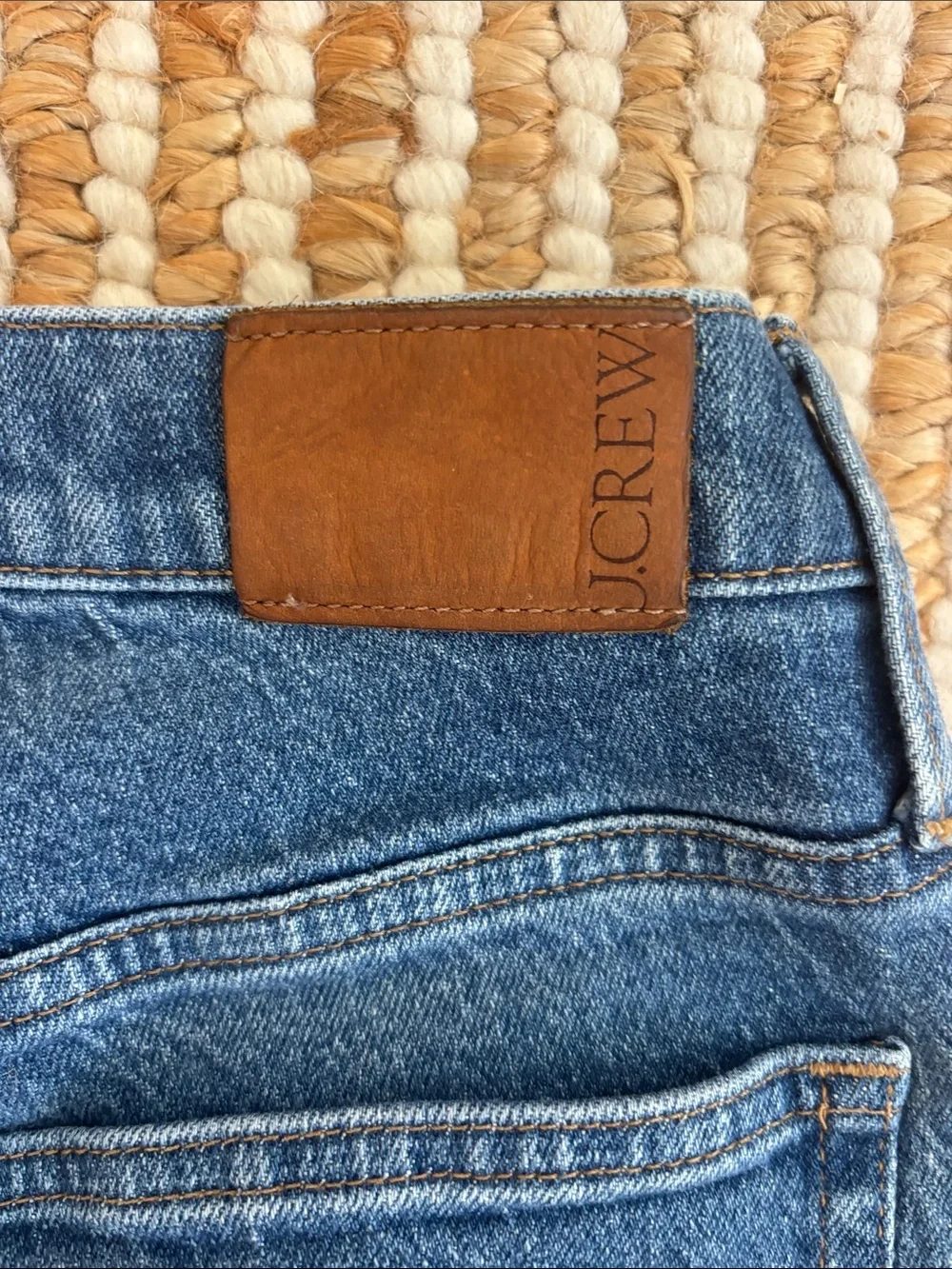 J. Crew Women's Dark Wash Flared Jeans 9” demi boot crop